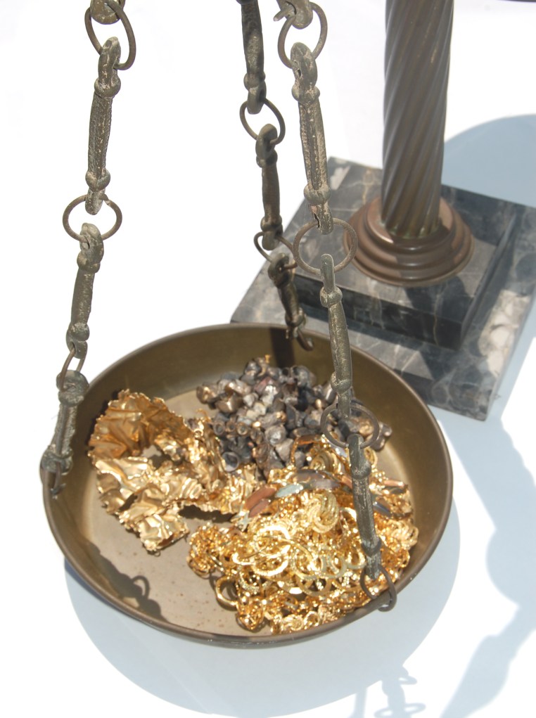 dental scrap, Landis refining, gold scrap